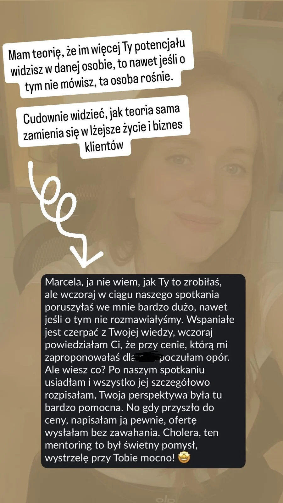 Relacja na Instagramie: po spotkaniu wysłałam ofertę bez zawahania